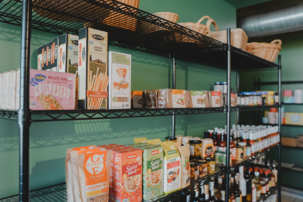 grocery store front door